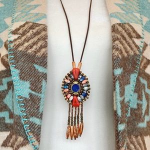 SOLD! Handmade Boho Tribal Necklace